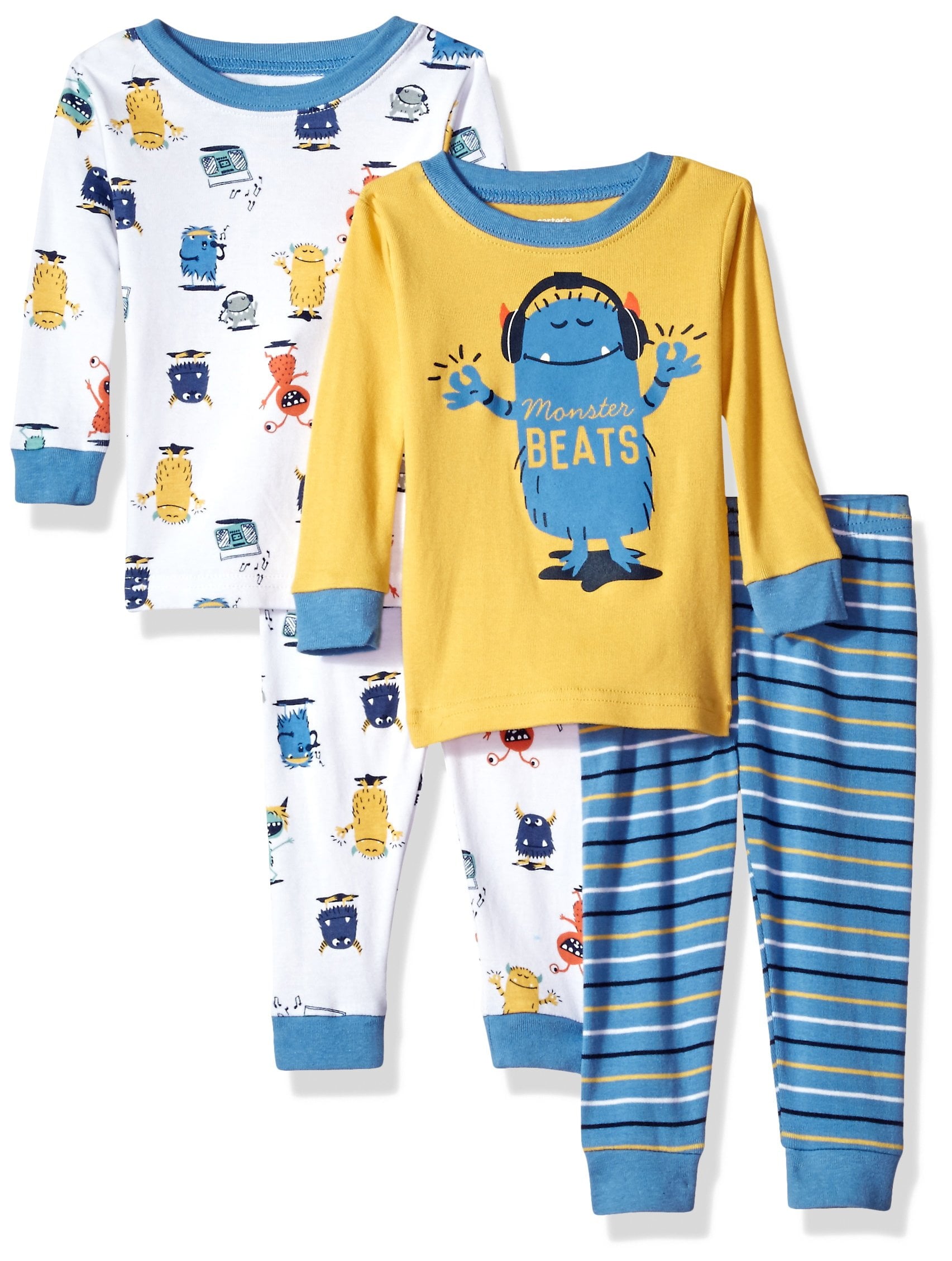Carter's 4 Piece Monster PJ Set (Baby)