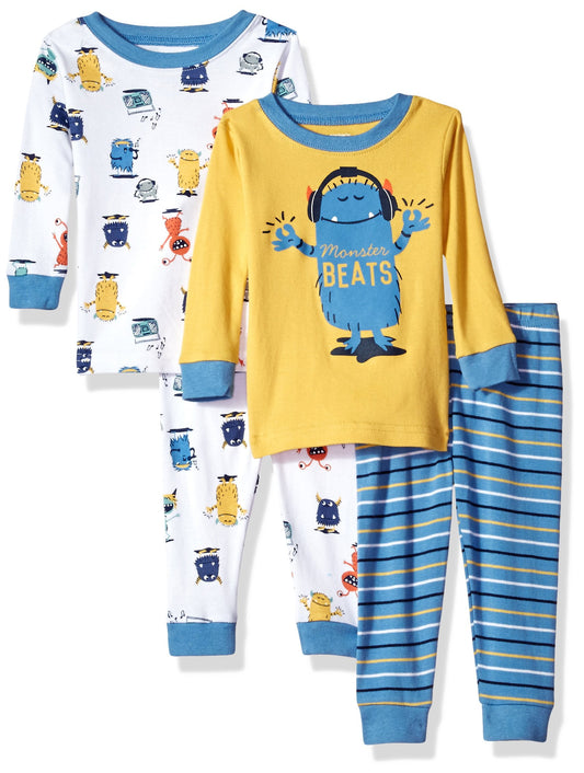 Carter's 4 Piece Monster PJ Set (Baby)