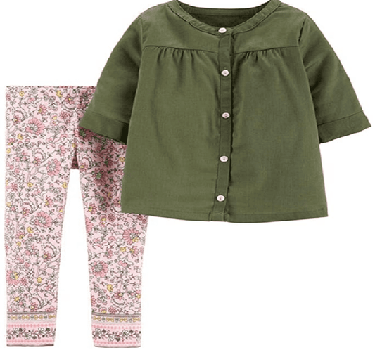 Carter's Baby Girls 2pcs Set, Size: 3 Months