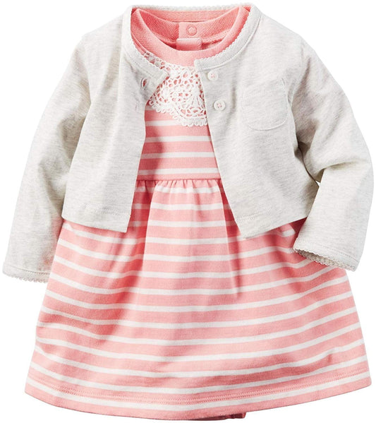 Carter's Baby Girls' Dress Sets 121h130, Pink, 6M