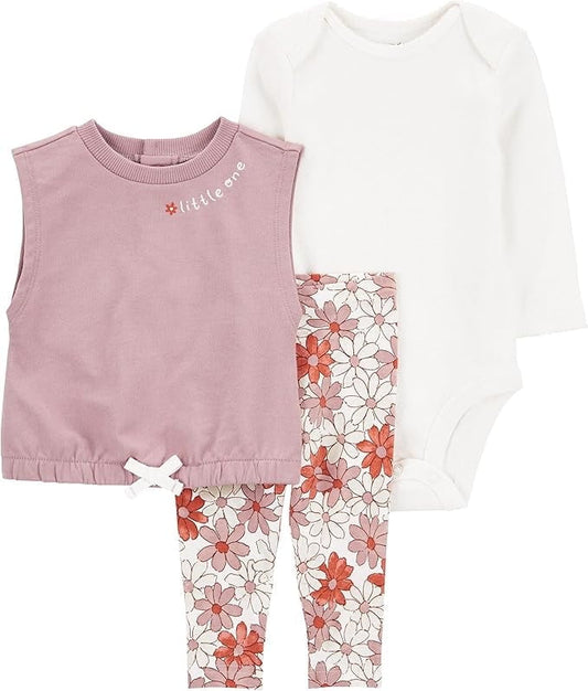 Carter's Little Floral Outfit Sets 3 Piece Baby Girls'