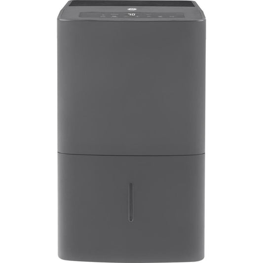 GE 50 pt. Dehumidifier for Wet Rooms up to 1500 sq. ft. with Built-in Pump in Grey, ENERGY STAR