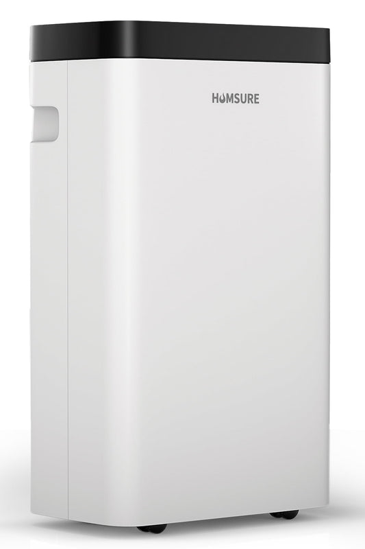 HUMSURE Dehumidifier (DOE Rating 8 pints/day) 30 Pints Max Protable Dehumidifier for Basement and Home with Drain Hose Spaces up to 1500 Sq. ft. 24-Hour Timer