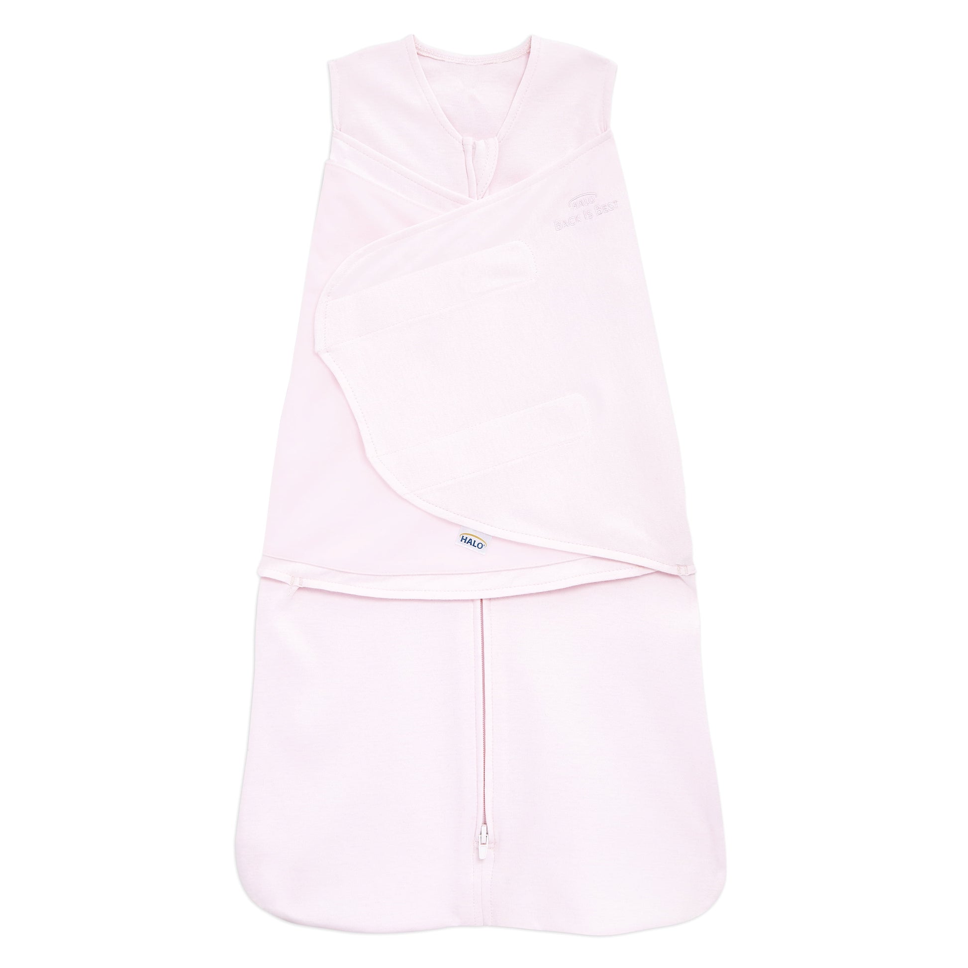 Halo® Sleepsack® Swaddle, 100% Cotton, Soft Pink, Small, Girls, 3-6 Months