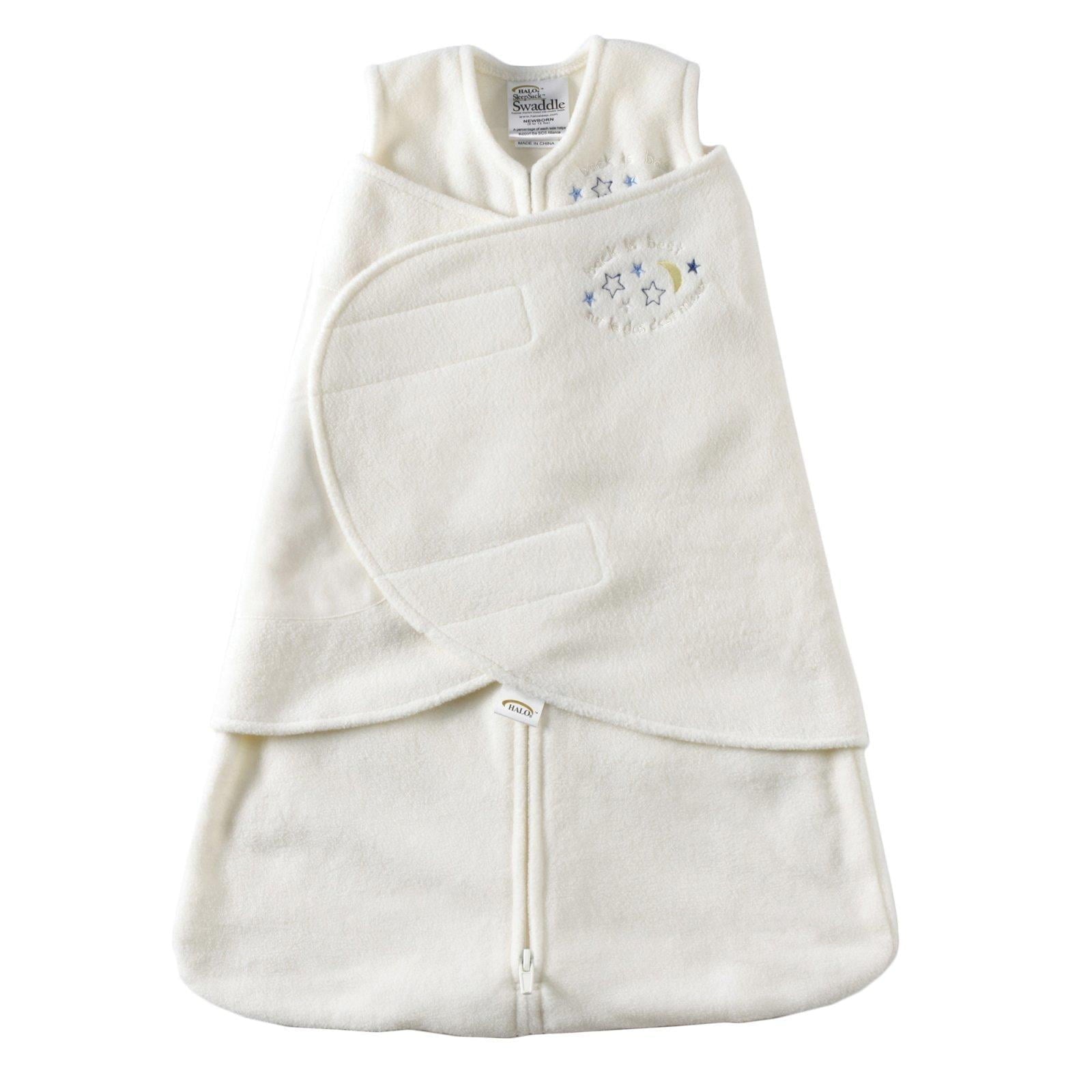 Halo® Sleepsack® Wearable Blanket, Micro-Fleece, Cream, Unisex, Small, 0-6 Months