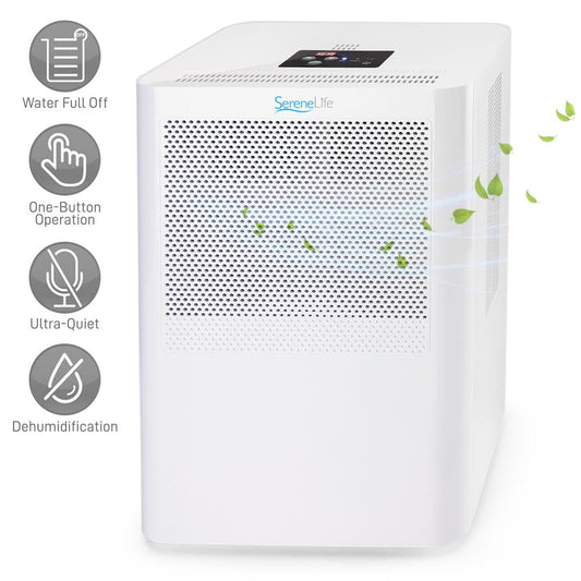 SereneLife 322 Square Feet Portable Electric Home Mini Dehumidifier