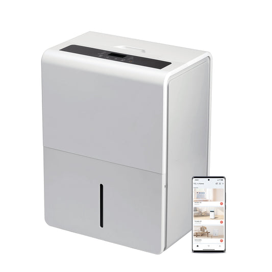 TCL 25 Pint Smart Dehumidifier, 2,000 sq. ft., White, W25D92