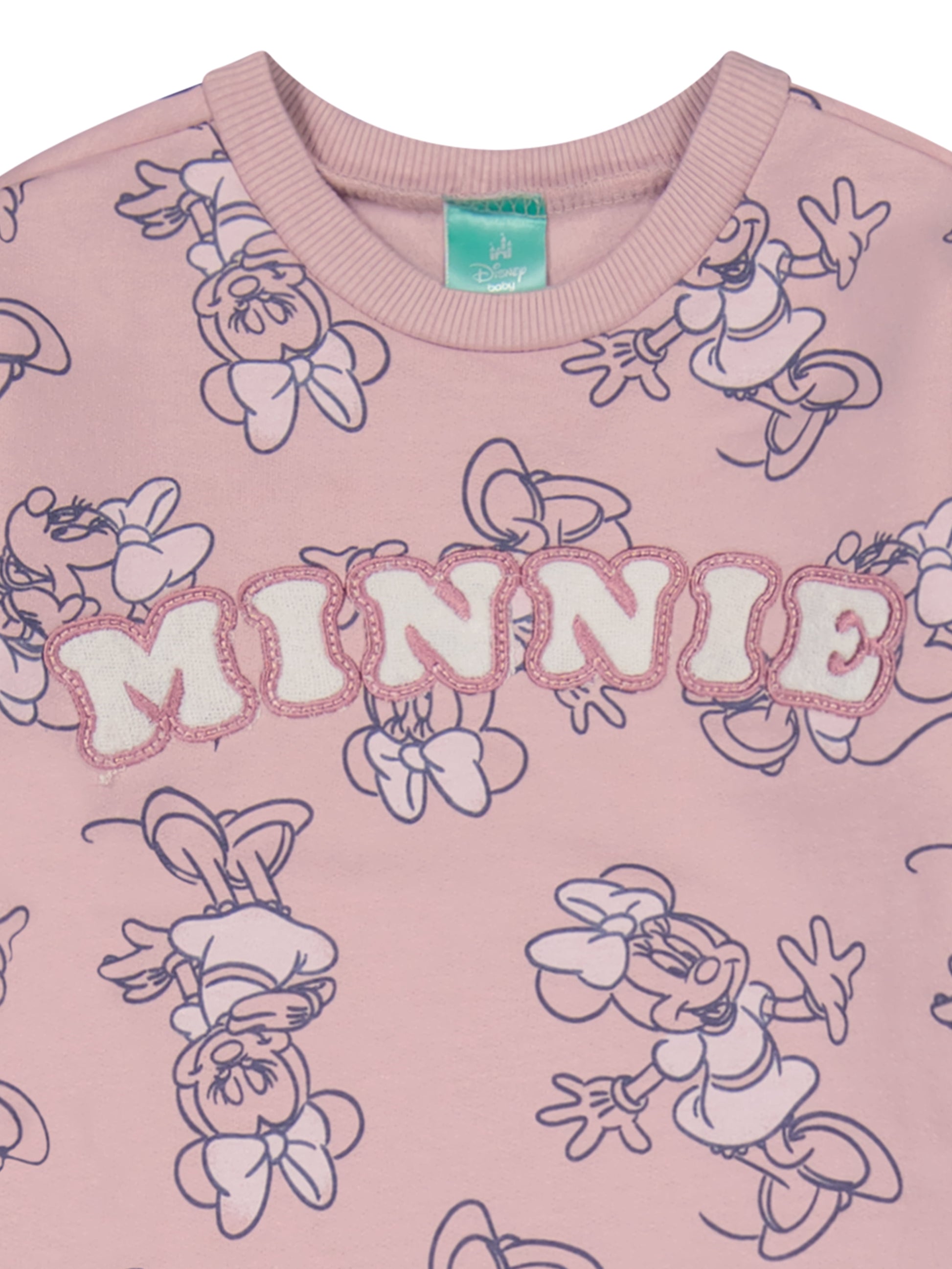 Disney Minnie Mouse Baby Girl Jogger Set, Sizes 0-9M
