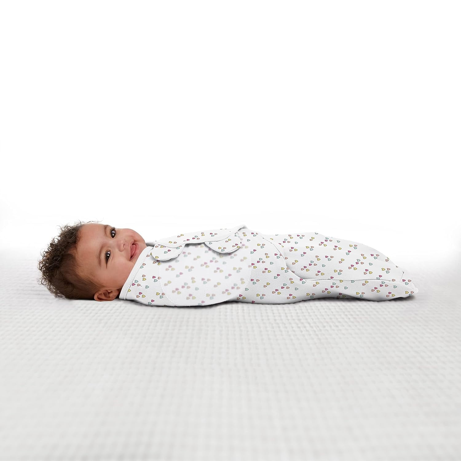 SwaddleMe Original Swaddle - Size Small/Medium, 0-3 Months, 3-Pack (Baby Hearts) Easy to Use Newborn Swaddle Wrap Keeps Baby Cozy and Secure and Helps Prevent Startle Reflex