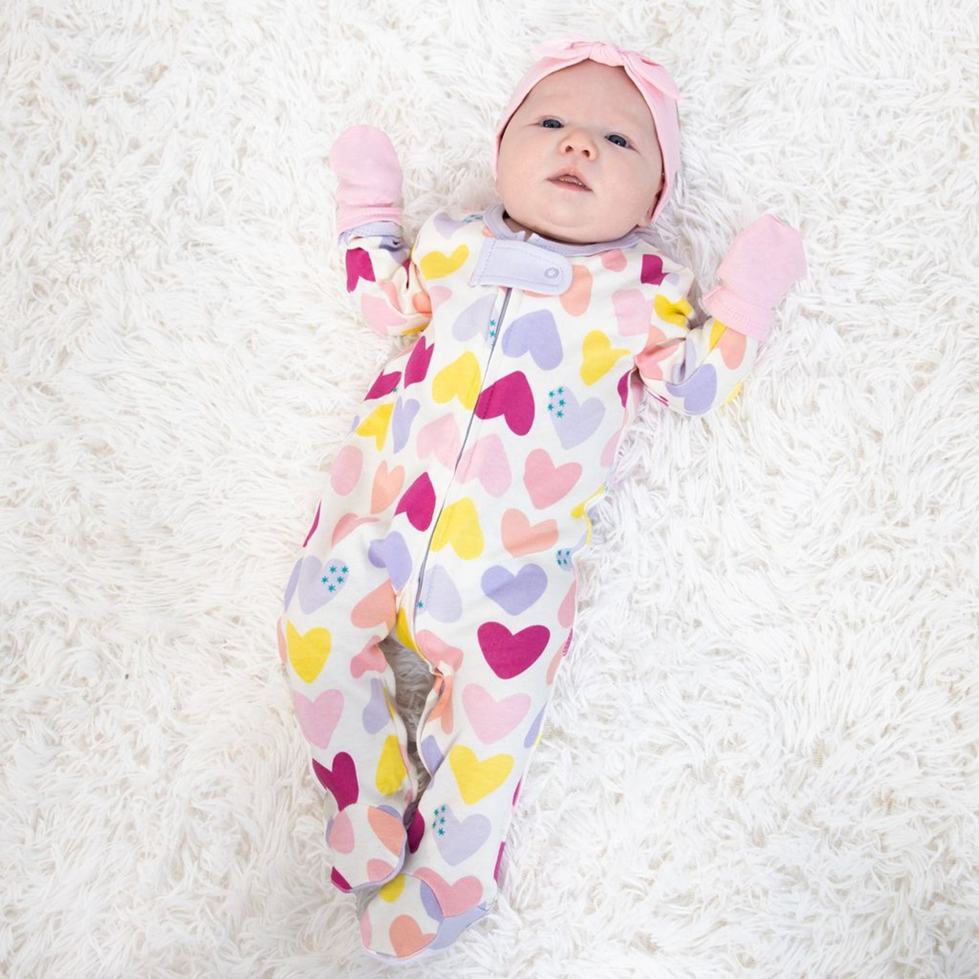 The Peanutshell Newborn Baby Layette Gift Set for Baby Girls, Pretty Sweet, 0-3 Months, 30-Piece