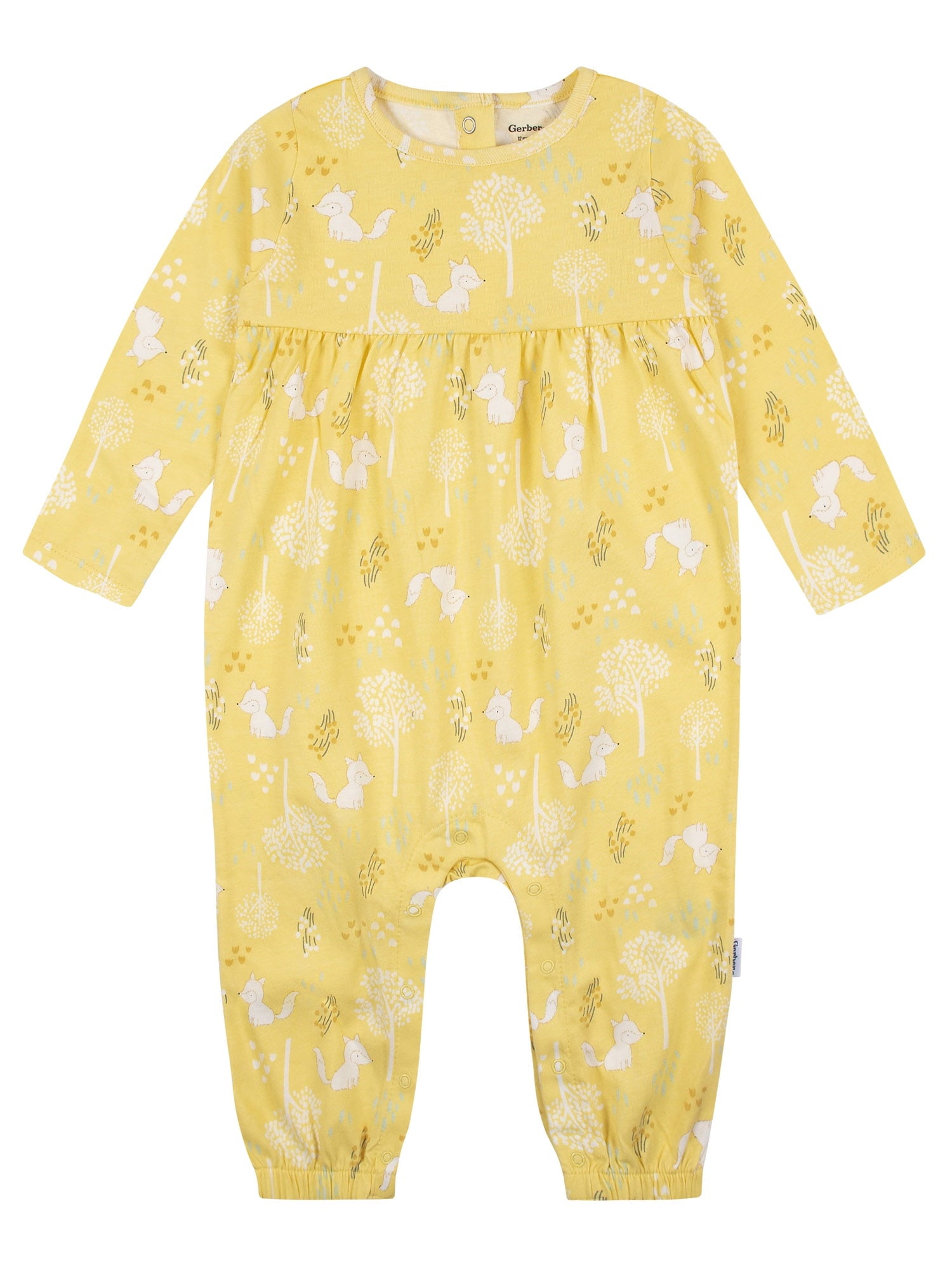 Gerber Baby Girl Jersey Romper, 2-Pack, Sizes 0/3 - 24 Months